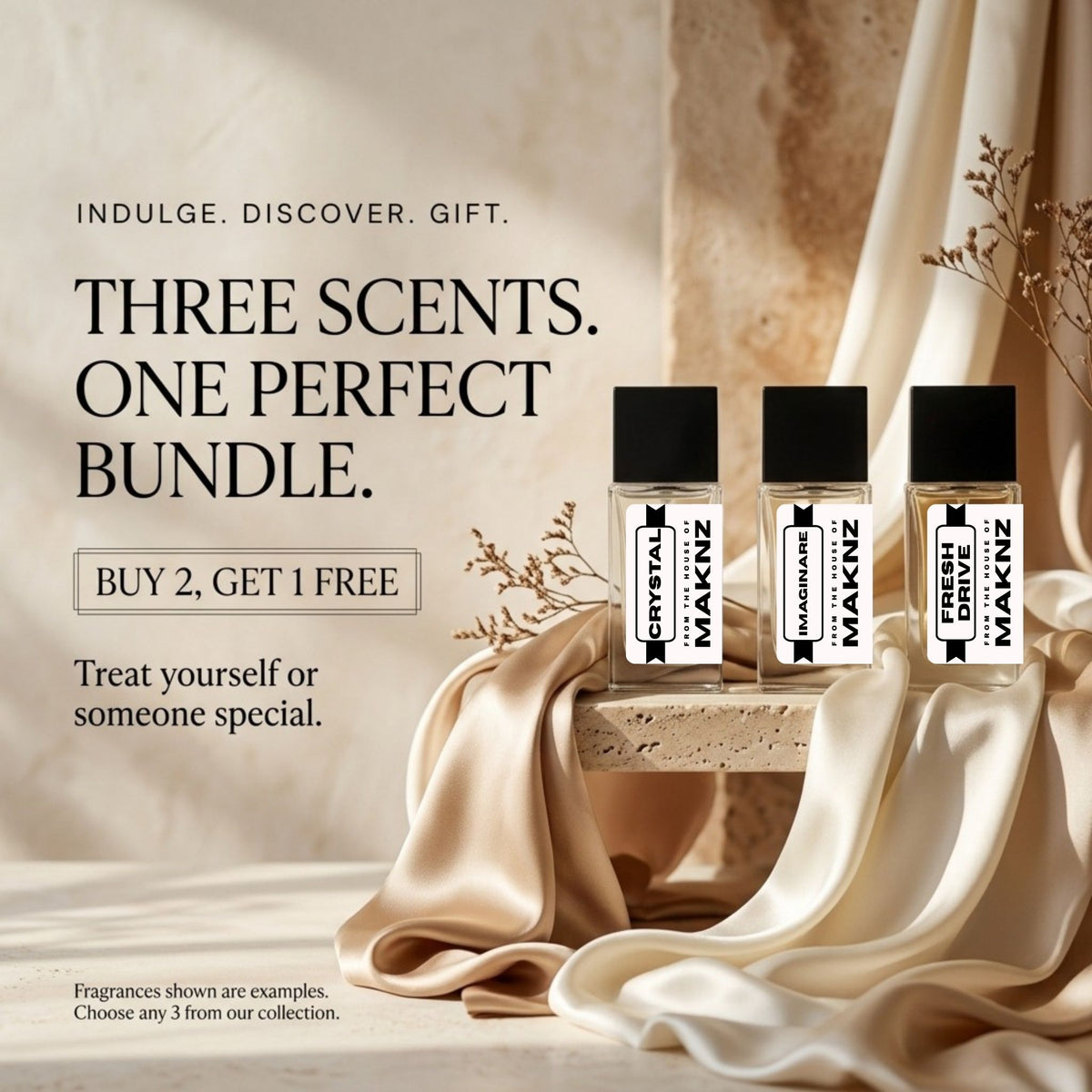 Bundle & Save – Buy Two Perfumes, Get One FREE - MAKNZ PERFUMES
