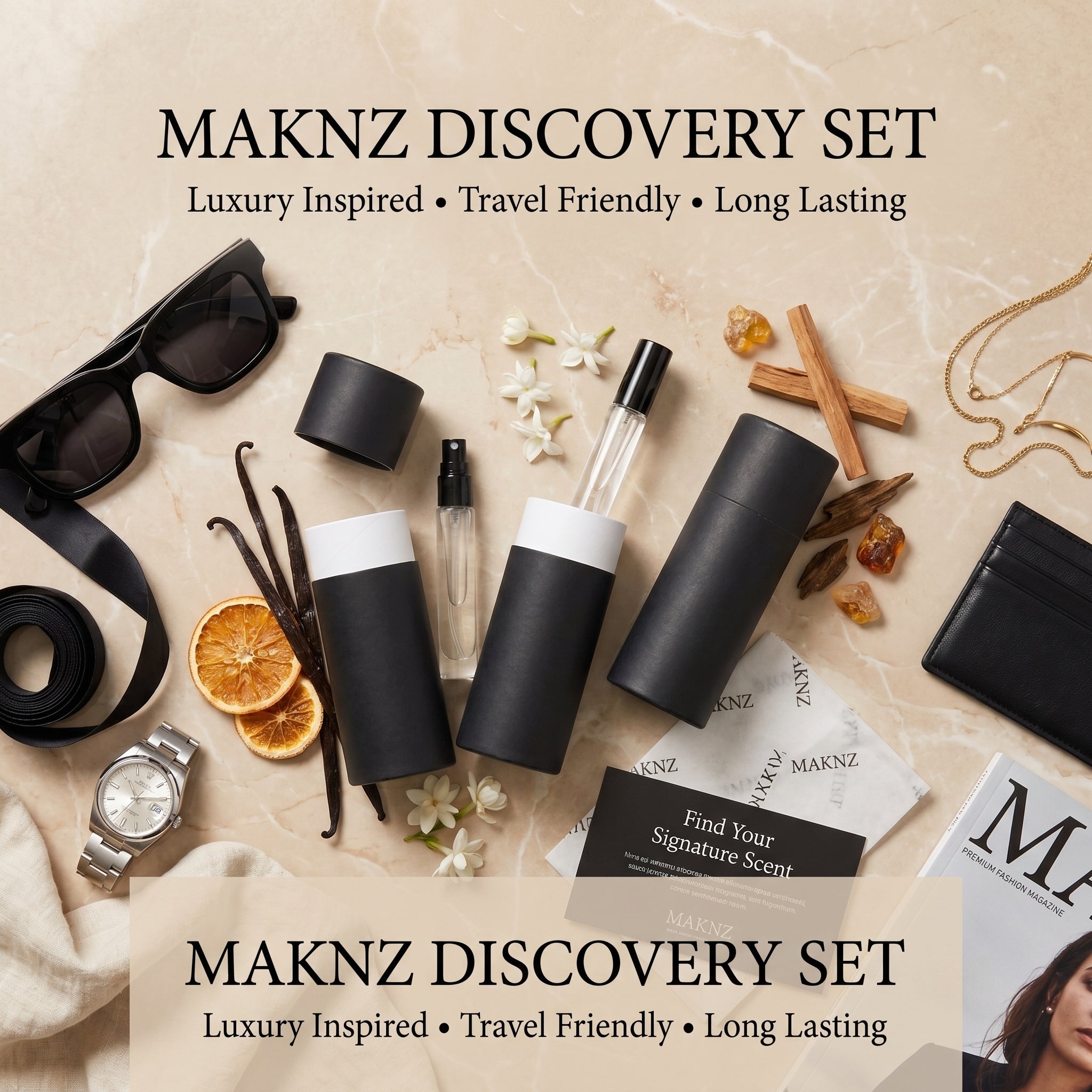 Sample Pack / Discovery Set ( Pack Of 3) - MAKNZ PERFUMES