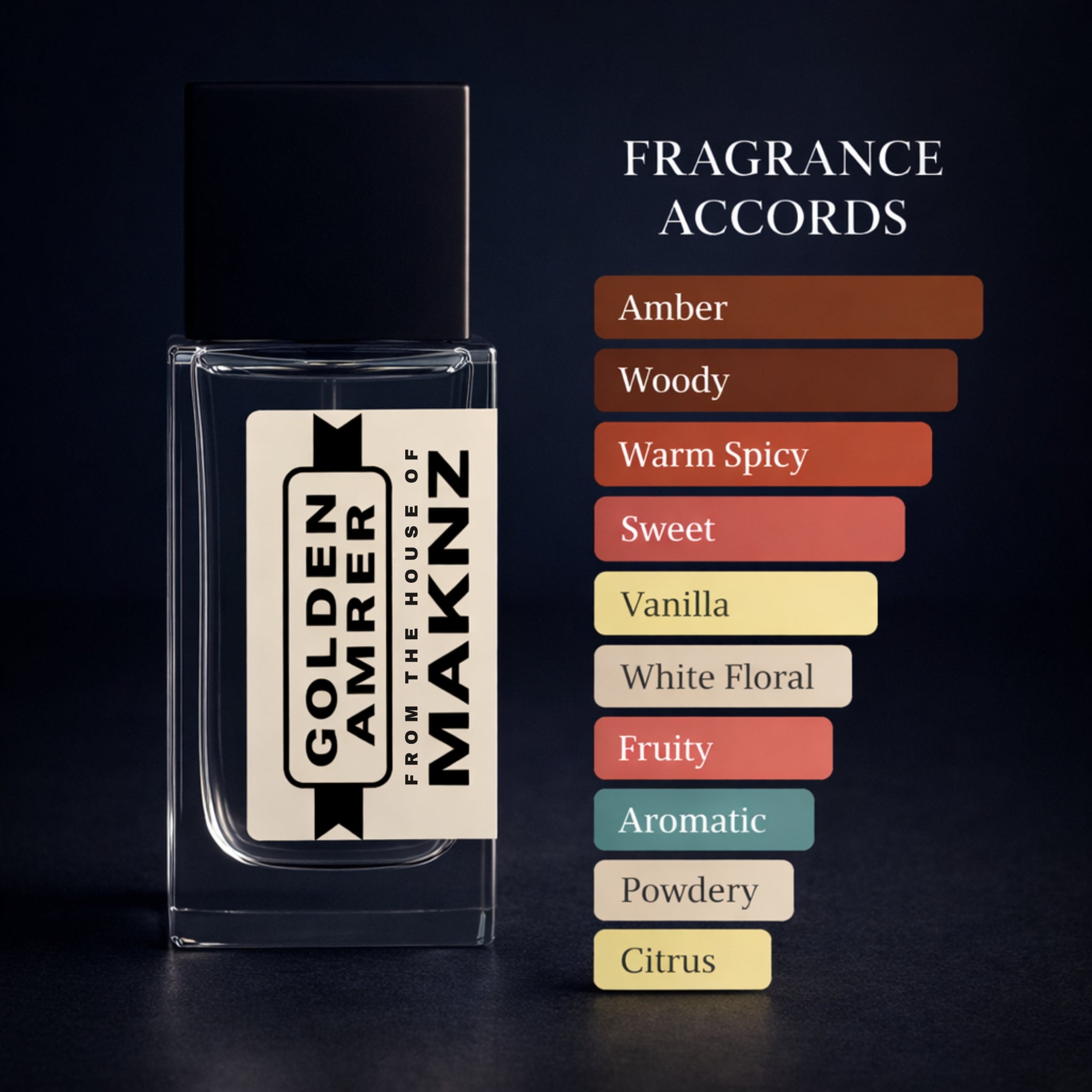 GOLDEN AMBER - MAKNZ PERFUMES