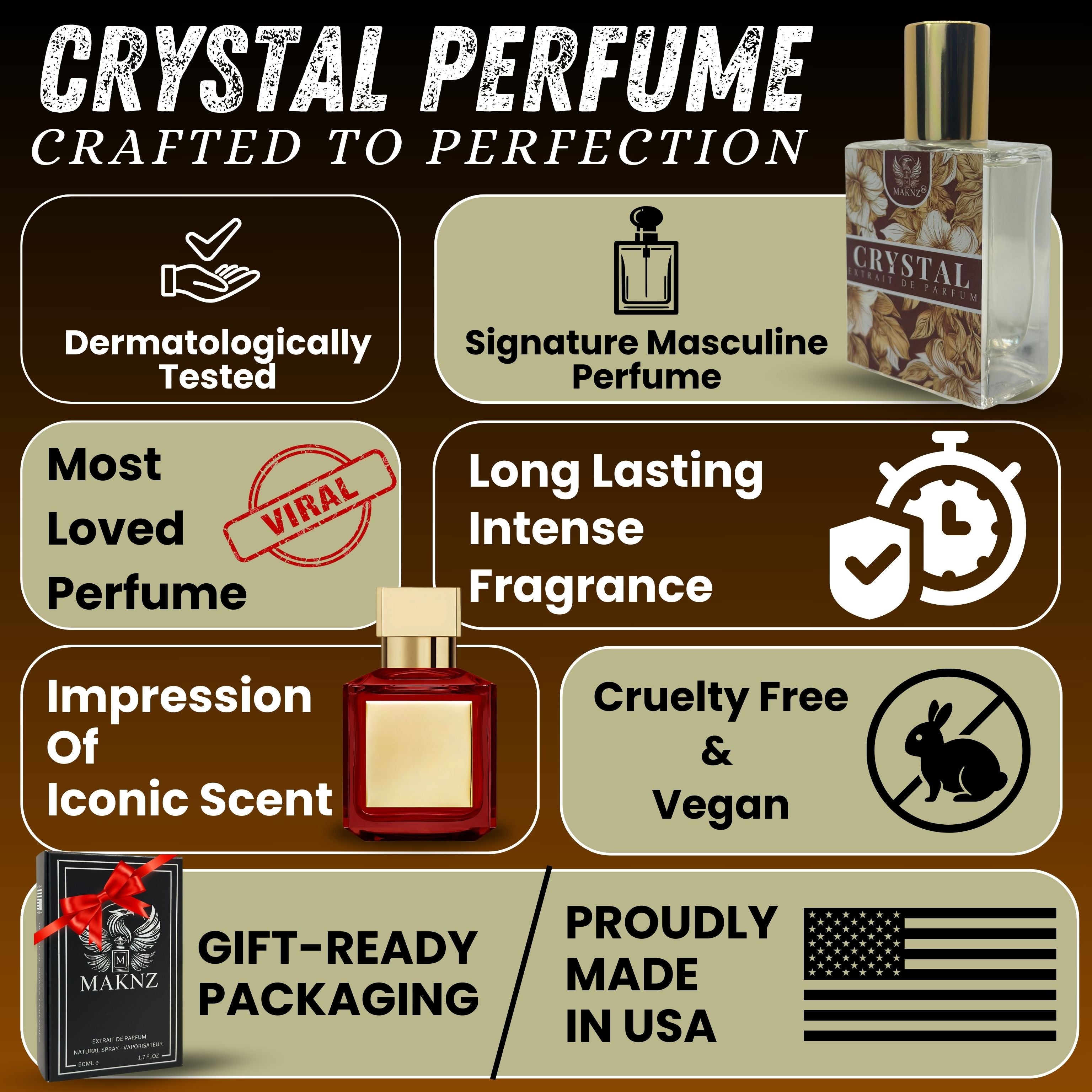Crystal Perfume (Inspired By Baccarat Rouge 540)
