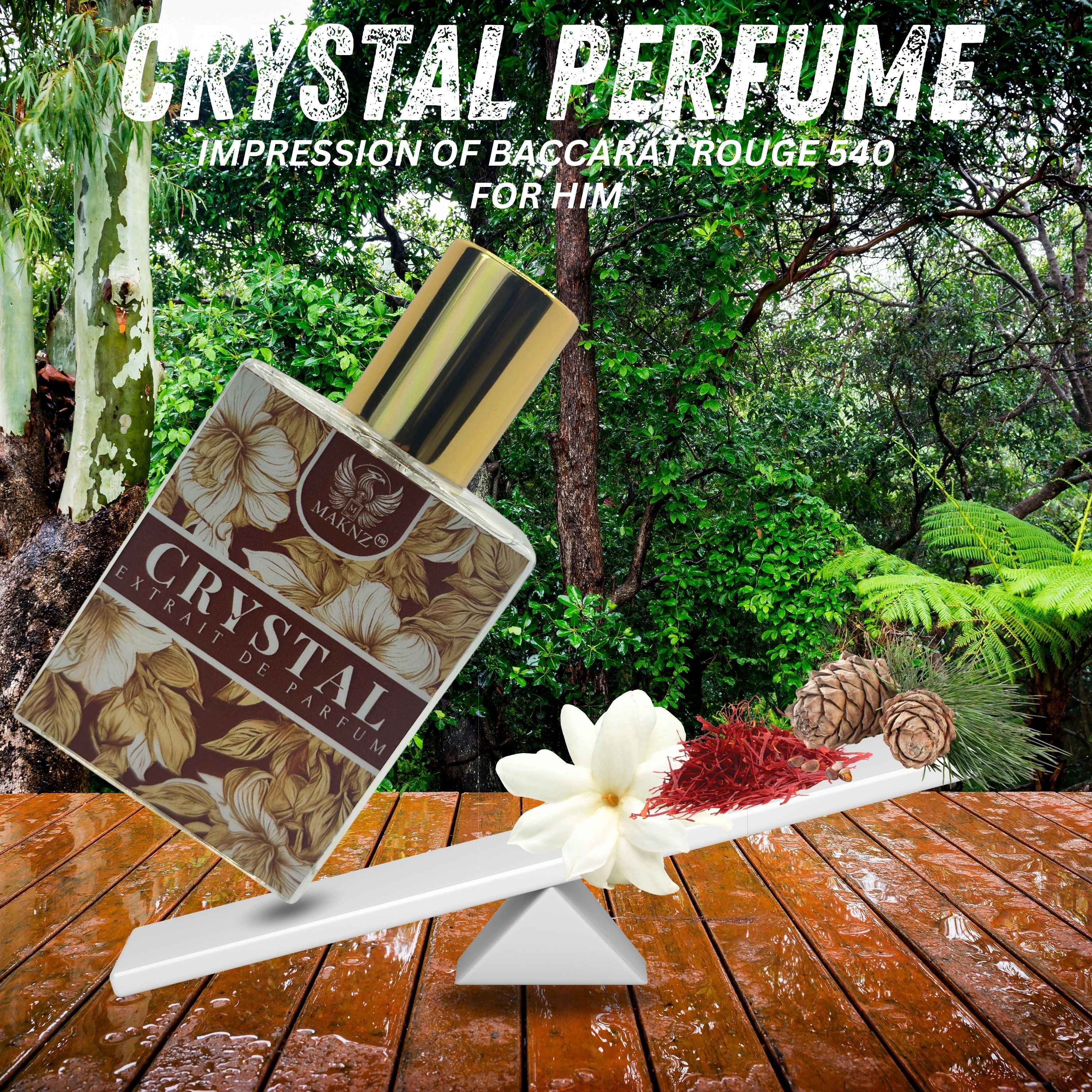 Crystal Perfume (Inspired By Baccarat Rouge 540)