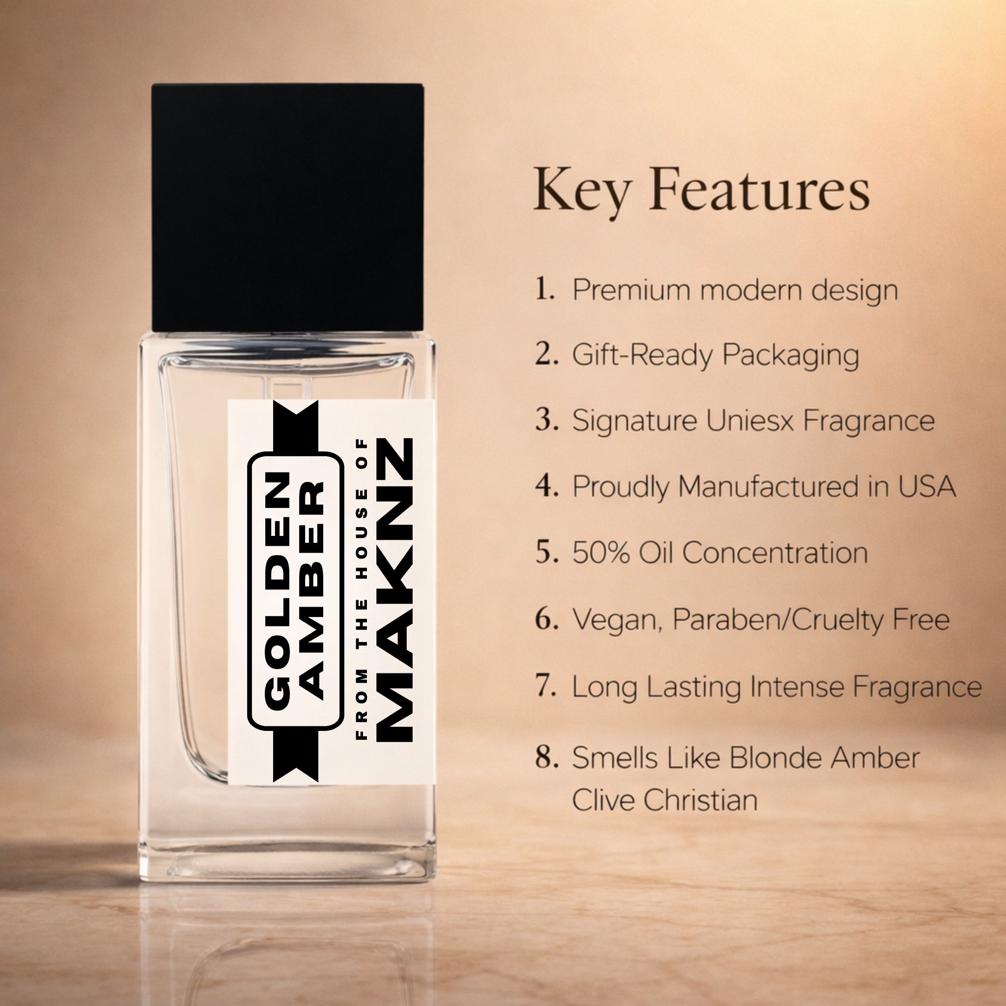 GOLDEN AMBER - MAKNZ PERFUMES