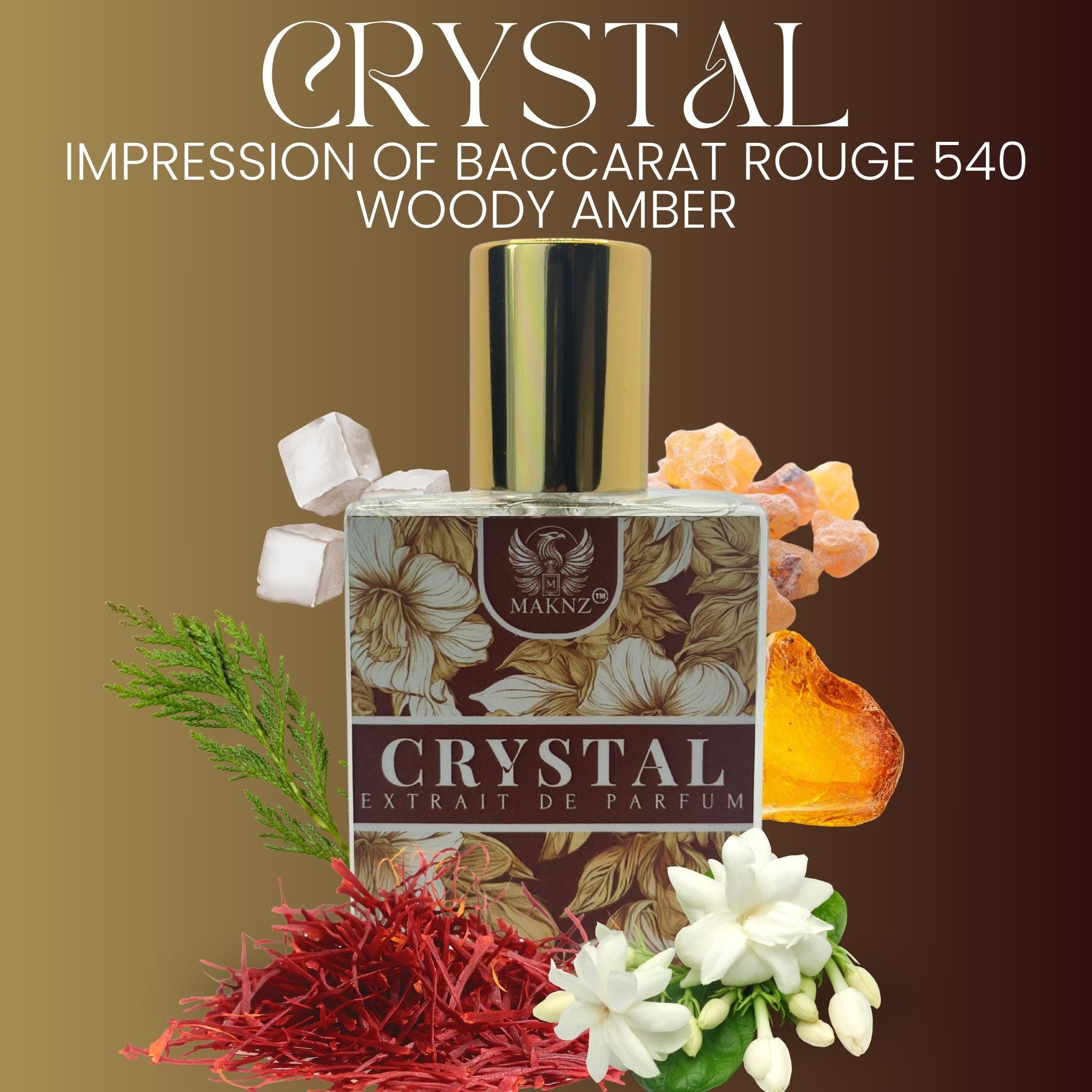 Crystal Perfume (Inspired By Baccarat Rouge 540)
