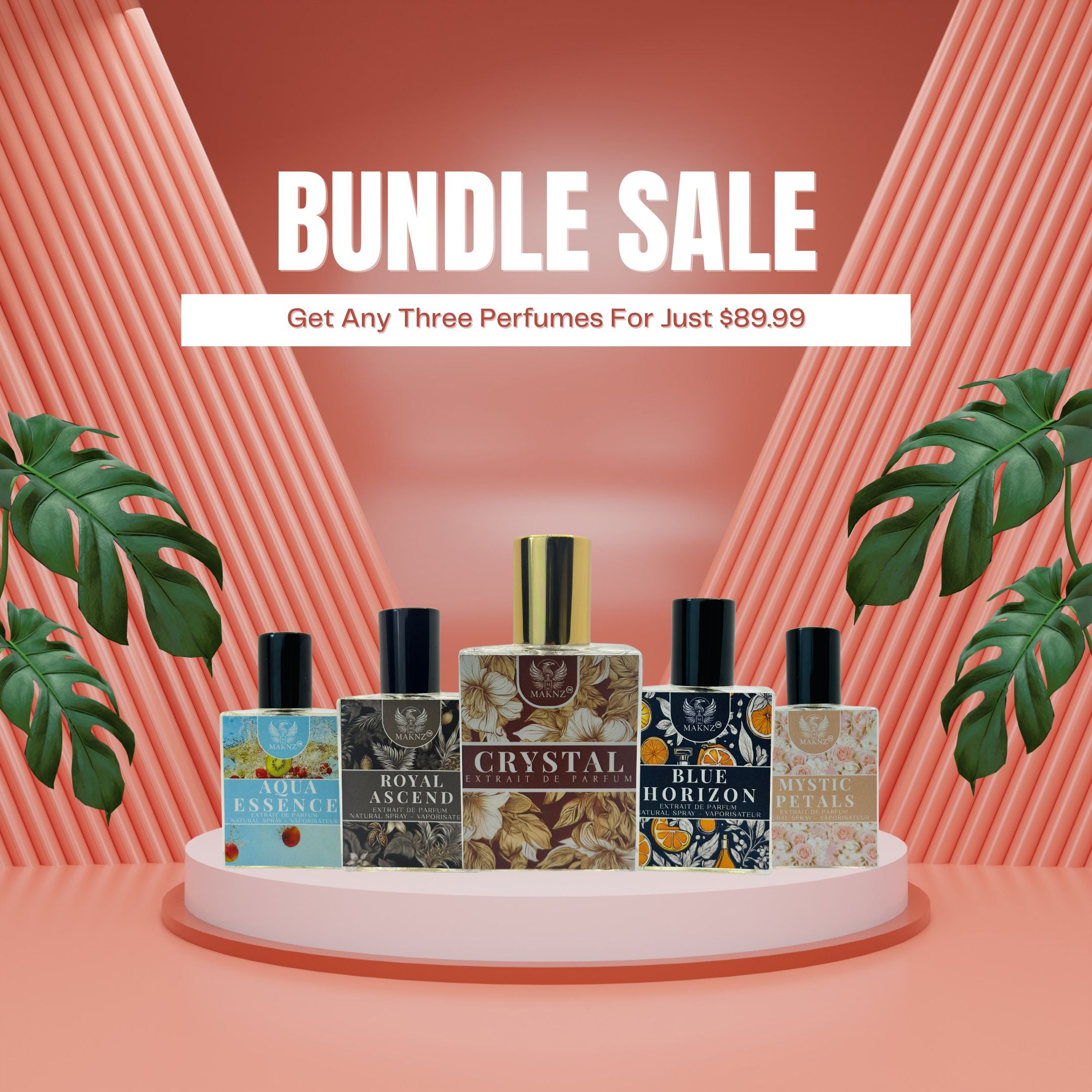 Bundle Sale - Get Any 3 Perfumes - MAKNZ PERFUMES