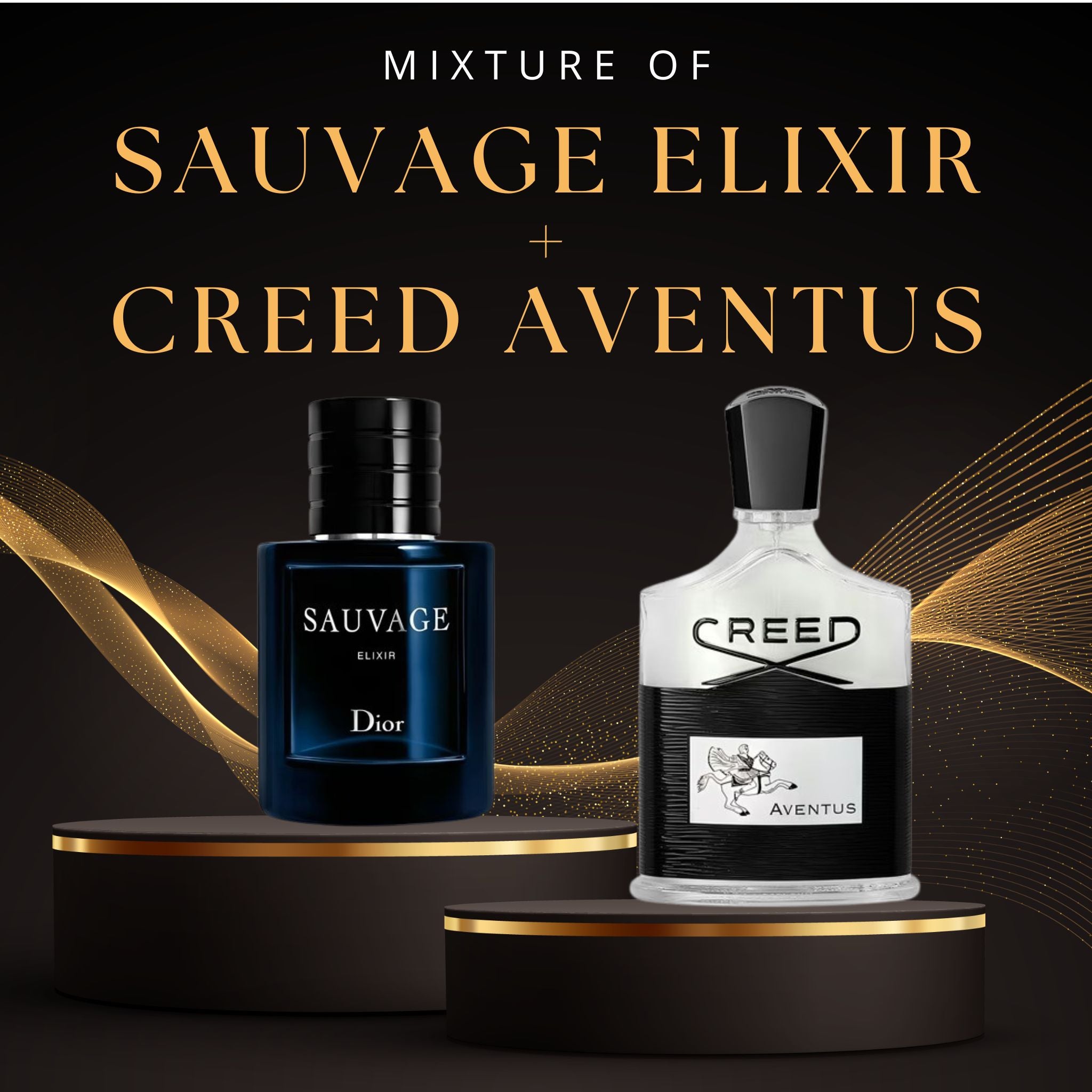 Smoked Steel - Mixture Of Sauvage Elixir + Creed Aventus