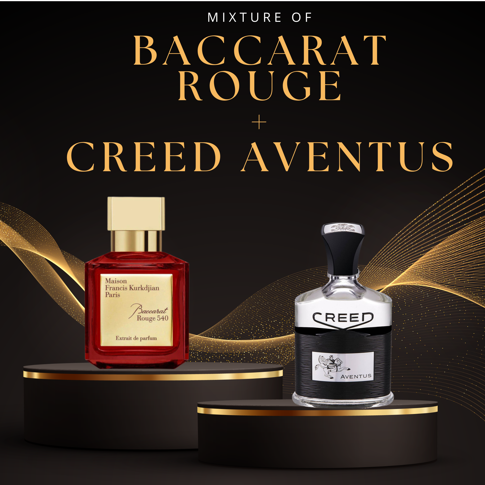 TWO KINGS - Mixture of Baccarat Rouge + Creed Aventus